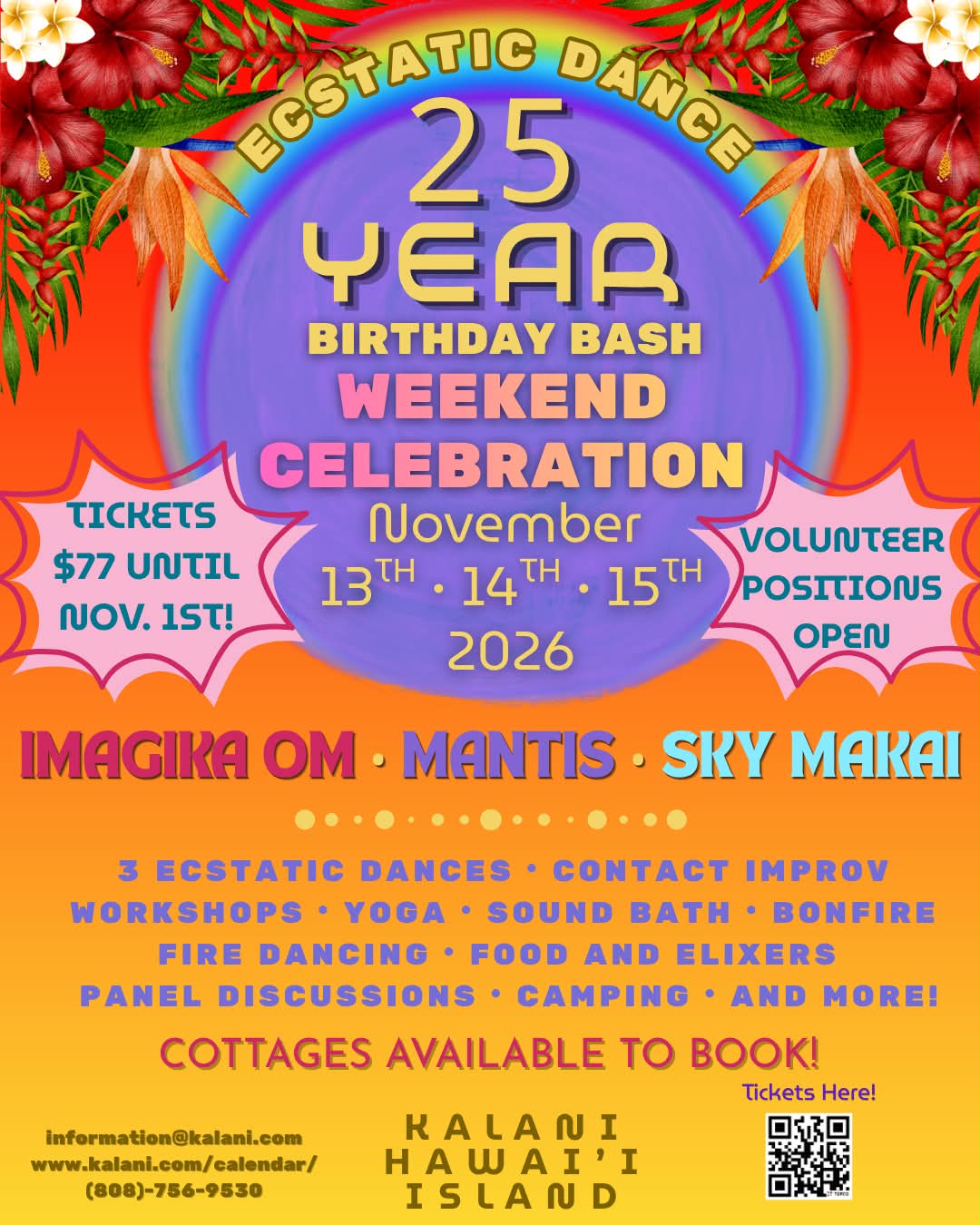 Ecstatic Dance 25-Year Bash | Kalani Hawaiʻi Island | Big Island Bulletin