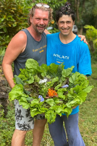 Work traders flaunting all the greens after the weekly harves